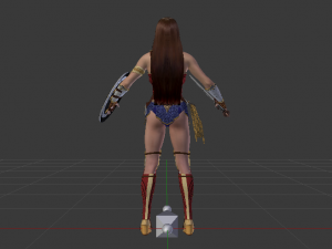 Wonder Woman 3D मॉडल