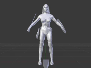 Wonder Woman 3D Model