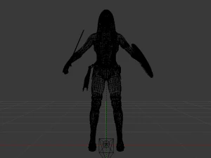 Wonder Woman 3D Model