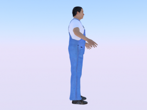 Worker 3D 模型