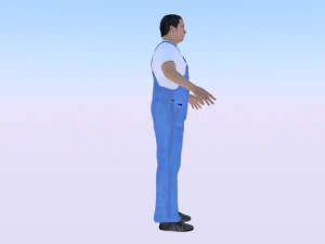 Worker 3D Model