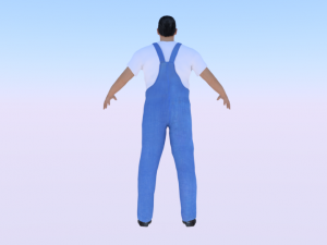 Worker 3D 模型