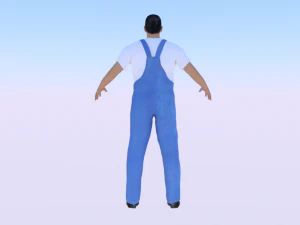 Worker 3D Model