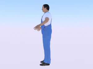 Worker 3D Model