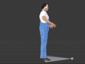 Worker 3D Model