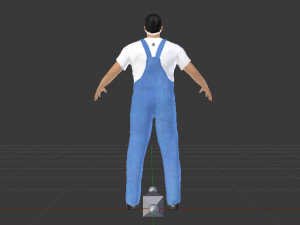 Worker 3D 模型