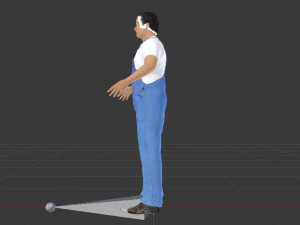Worker 3D Model