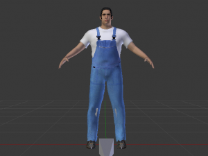 Worker 3D 模型