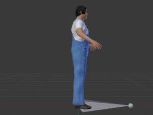 Worker 3D Model