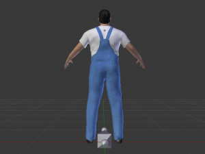 Worker 3D 模型
