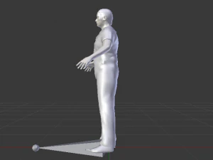 Worker 3D Model