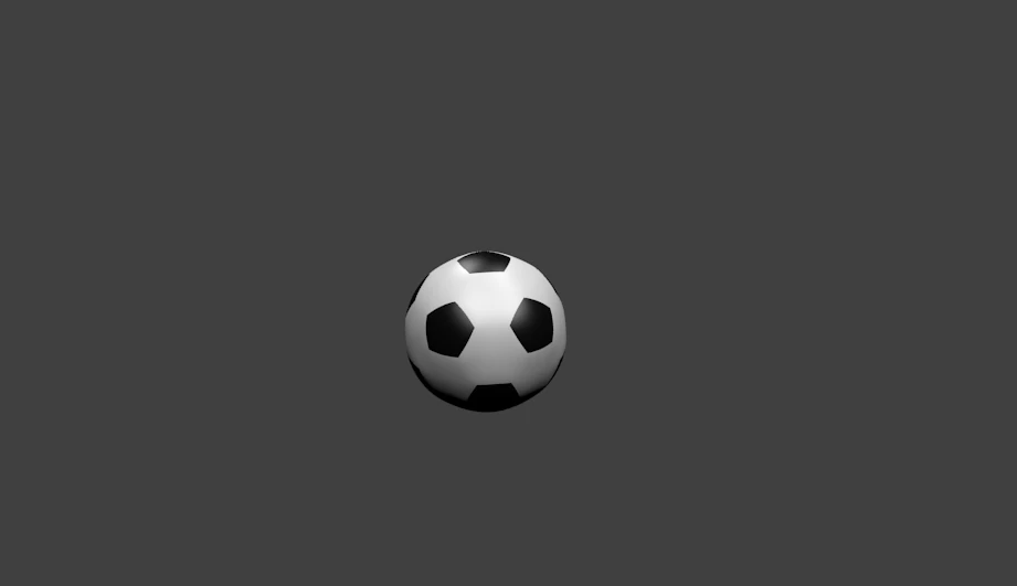 Football Ball 3D Model .c4d .max .obj .3ds .fbx .stl .blend 