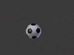 Football Ball 3D Model