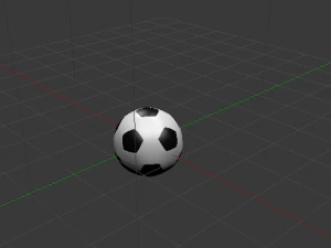 Football Ball 3D Model
