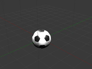 Football Ball 3D Model