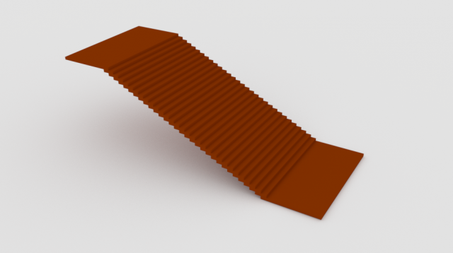 Stairs 3D Model .c4d .max .obj .3ds .fbx .stl .blend 