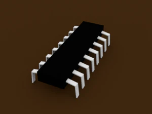 Microchip 3D Model