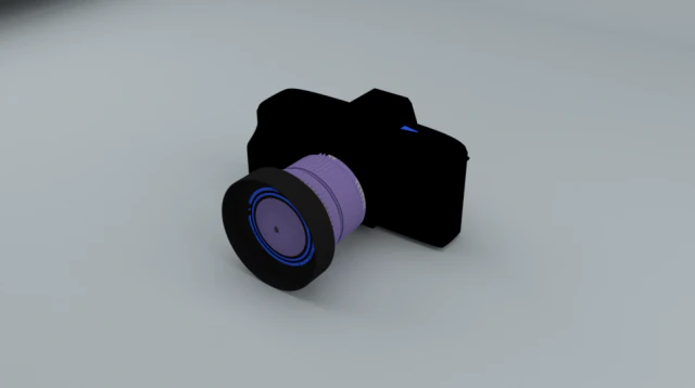 Câmera Modelo 3D .c4d .max .obj .3ds .fbx .stl .blend