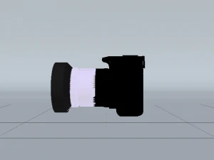 C&acirc;mera Modelo 3D