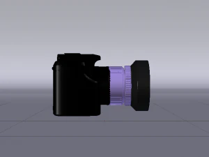 C&acirc;mera Modelo 3D