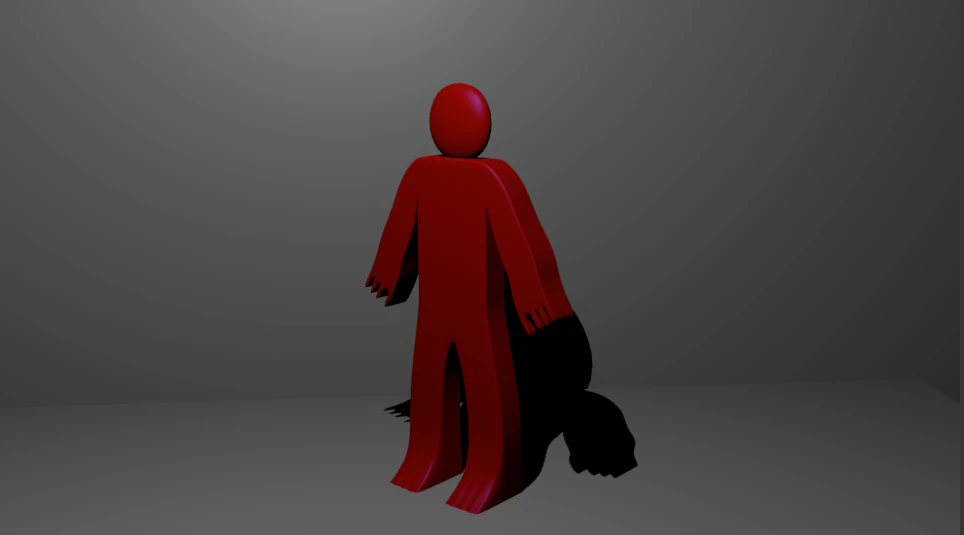 Stickman 3D Model .c4d .max .obj .3ds .fbx .stl .blend