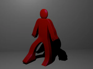 Stickman 3D Model