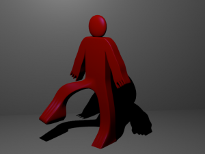 Stickman 3D Model