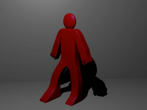 Stickman 3D Model