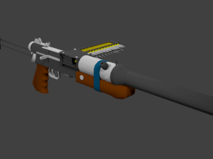 Metro 2033 Cannon 3D Model