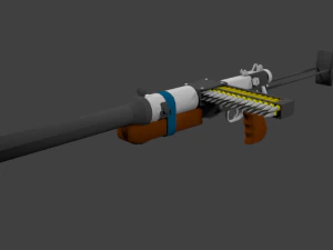 Metro 2033 Cannon 3D Model