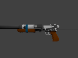 Metro 2033 Cannon Model 3D