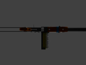 Metro 2033 Cannon 3D Model