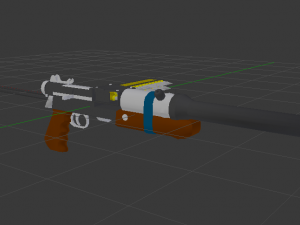 Metro 2033 Cannon Model 3D