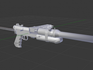 Metro 2033 Cannon Model 3D