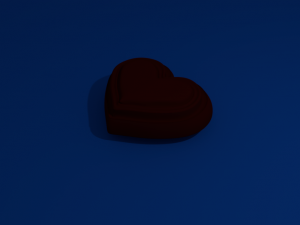 Chocolate Heart 3D Model