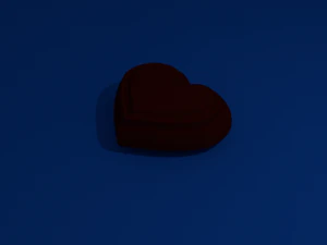 &Ccedil;ikolata Kalp 3D Model