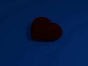 Chocolate Heart 3D Model