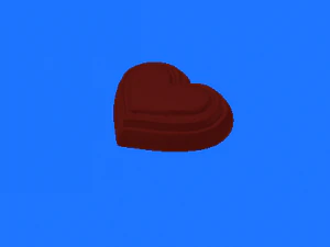 Chocolate Heart 3D Model