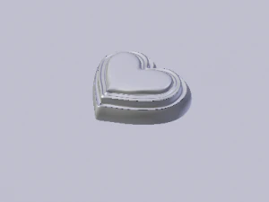 Chocolate Heart 3D Model