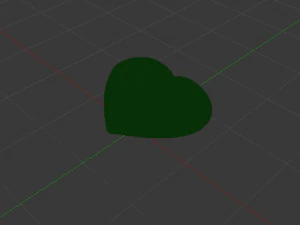 Chocolate Heart 3D Model