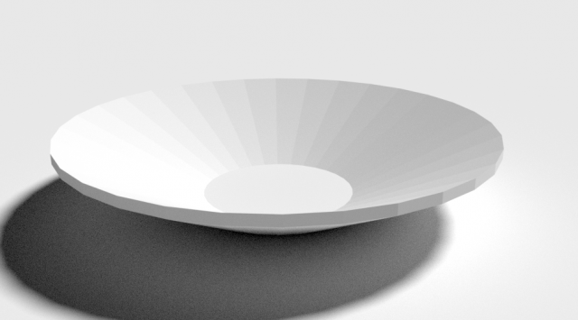 Saucer 3D Modell .c4d .max .obj .3ds .fbx .stl .blend
