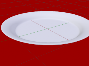 Plate 3D Модель
