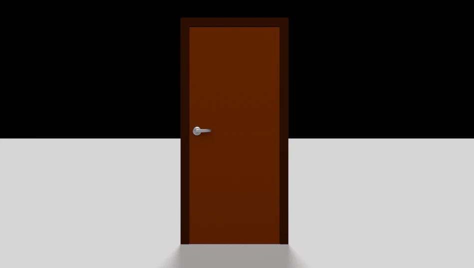 3D Door 3D Model .c4d .max .obj .3ds .fbx .stl .blend 