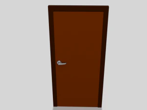 3D Door 3D Model