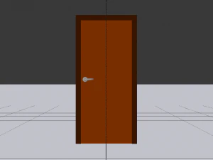 3D Door 3D Model