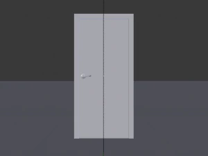 3D Door 3D Model