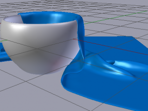 Vase with Cloth Model 3D