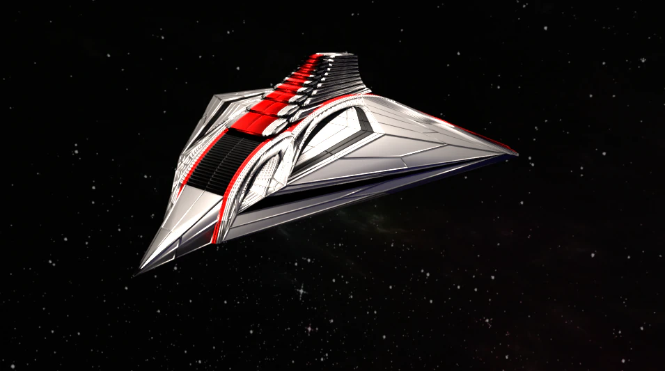 Spaceship 3D Model .c4d .max .obj .3ds .fbx .stl .blend 
