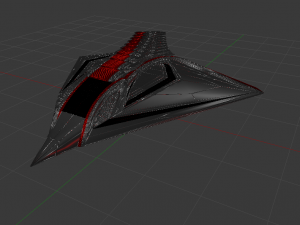 Spaceship Model 3D