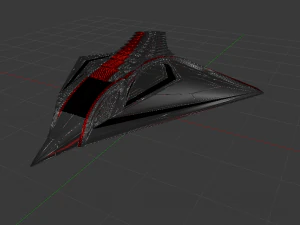 Spaceship 3D Model